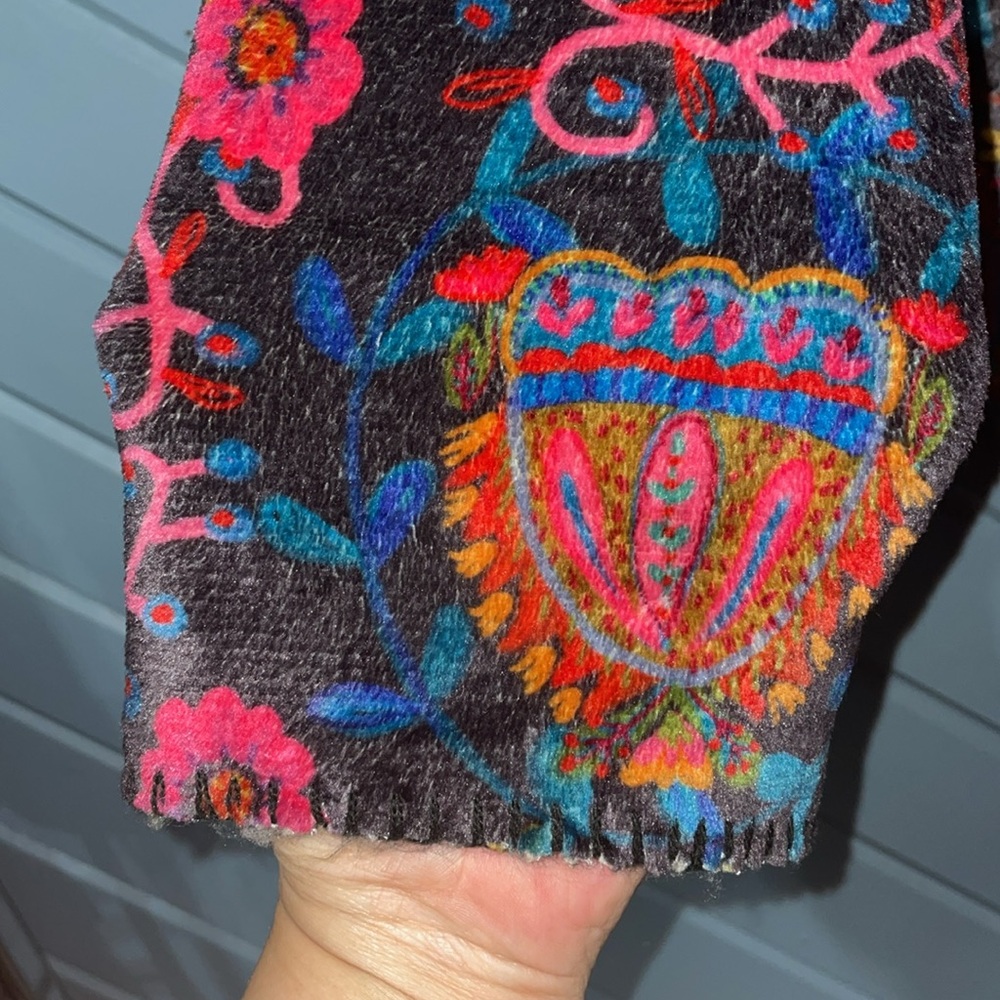 NATURAL LIFE Floral Hooded Cardigan - Multicolor - Picture 8 of 9